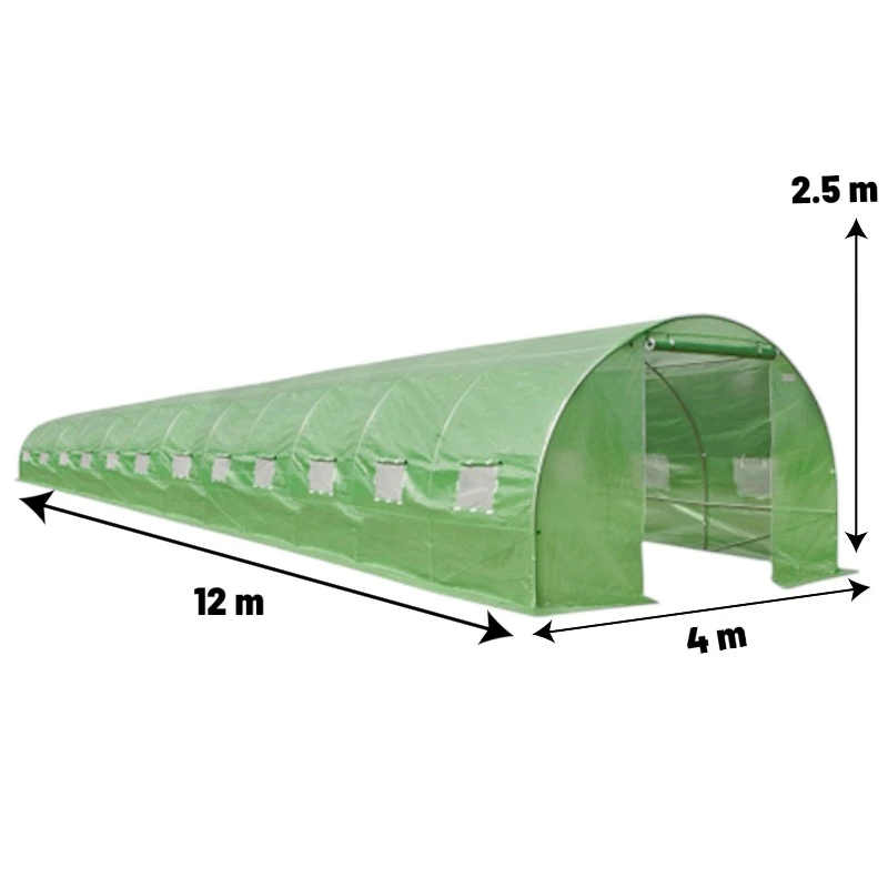 Seră de grădină Demetra 12×4×2,5 m