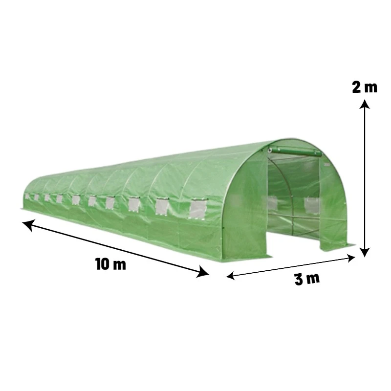 Seră de grădină Demetra 10×3×2 m