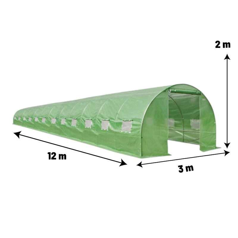 Seră de grădină Demetra 12×3×2 m