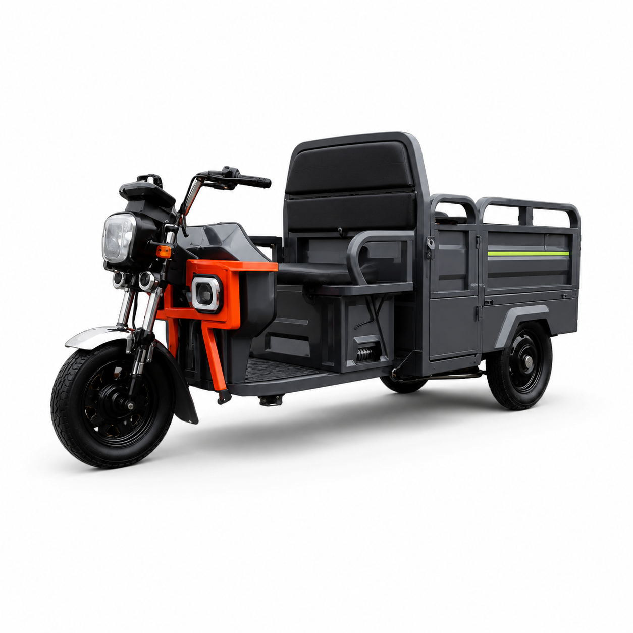 Triciclu cu remorcă Matrix T8, 1000W, 72V/32Ah