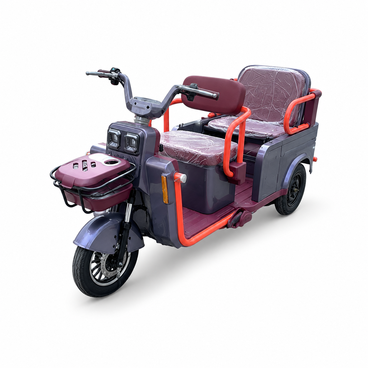 Triciclu electric New One CS9, 1000W, 60V/20Ah, autonomie 50 km