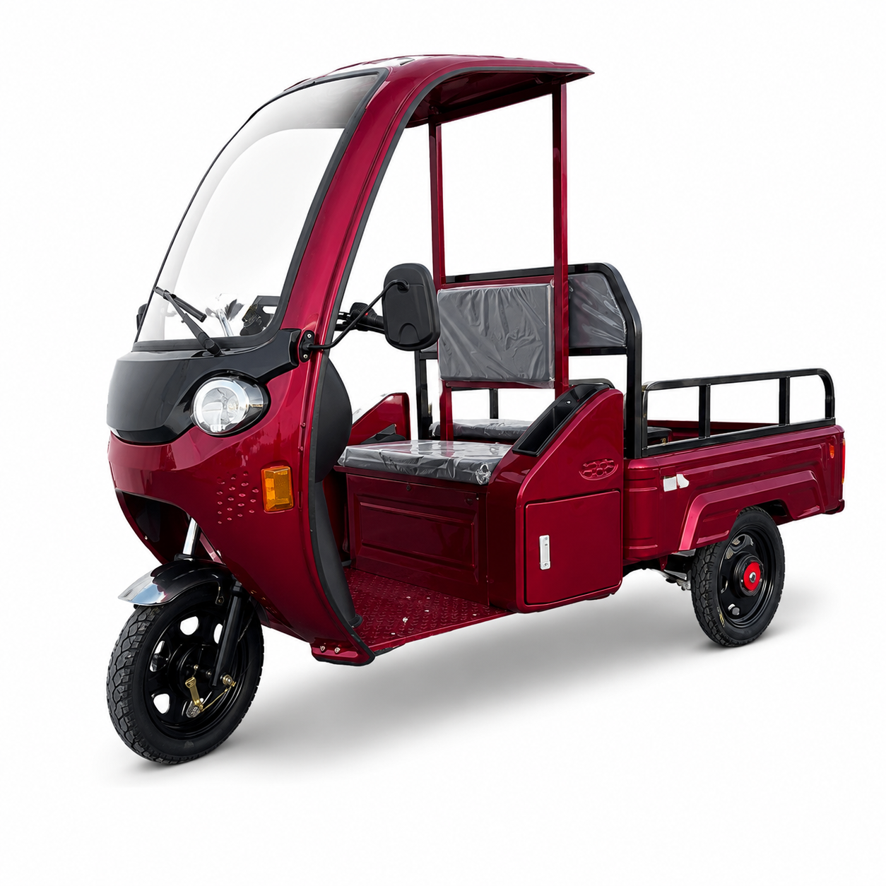 Triciclu electric New One FY120 roșu, 1000W, 60V/32Ah