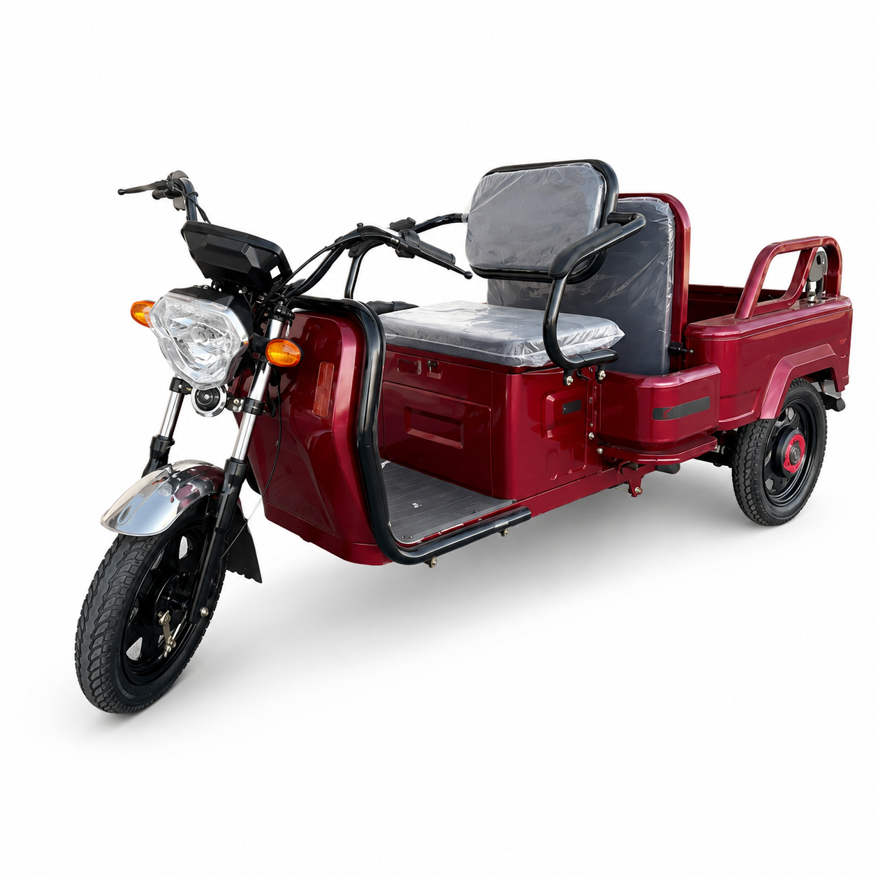 Triciclu electric New One FH980 roșu, 1000W, 60V/32Ah