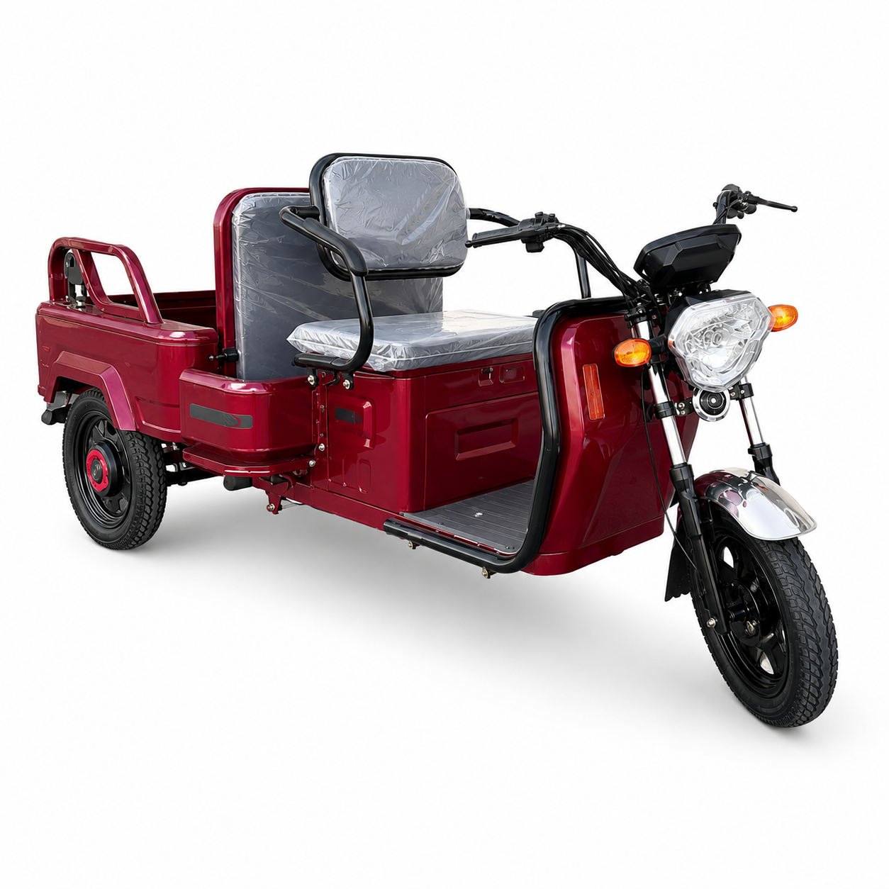 Triciclu electric New One FH980 roșu, 1000W, 60V/32Ah