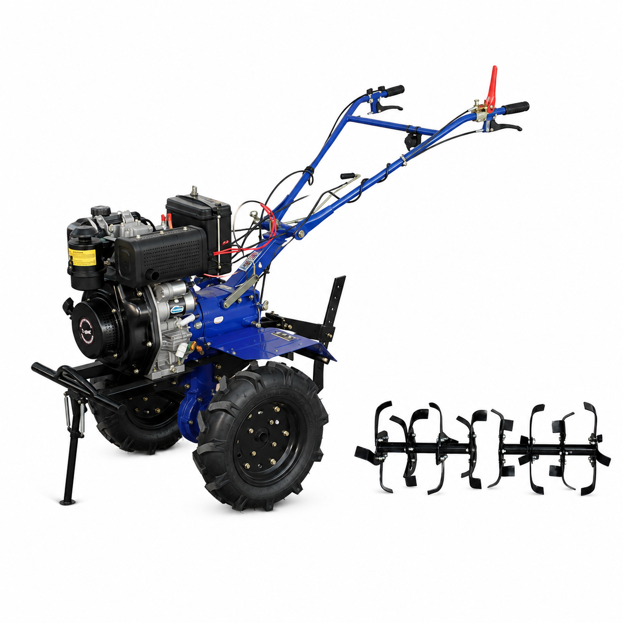 Motocultor diesel Belarus 1050DE 7HP albastru