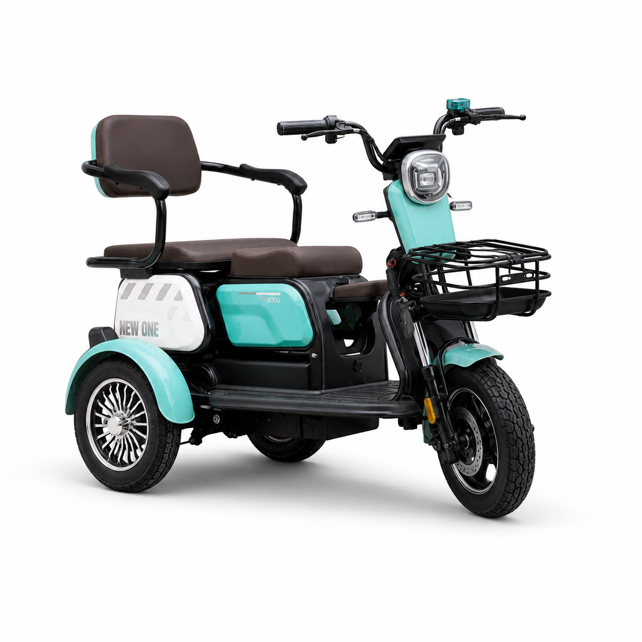 Triciclu electric New One HN-N7 Green 650W, 60V/20Ah