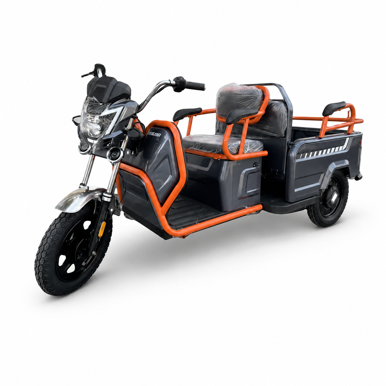Triciclu electric New One LL01 gri, 1000W, 60V 32Ah