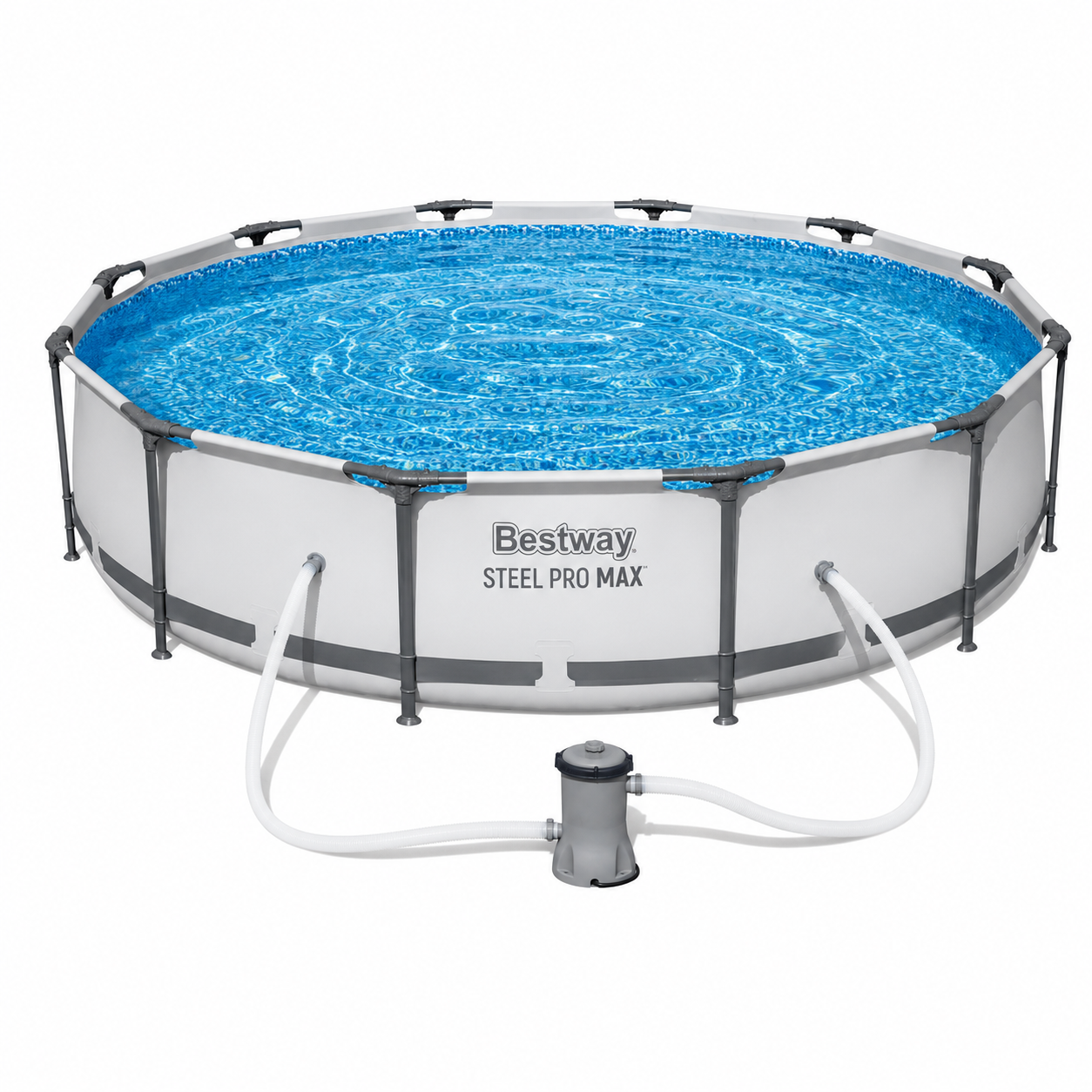 Piscină cu cadru Bestway Steel Pro Max Round 56416, 366×76 cm