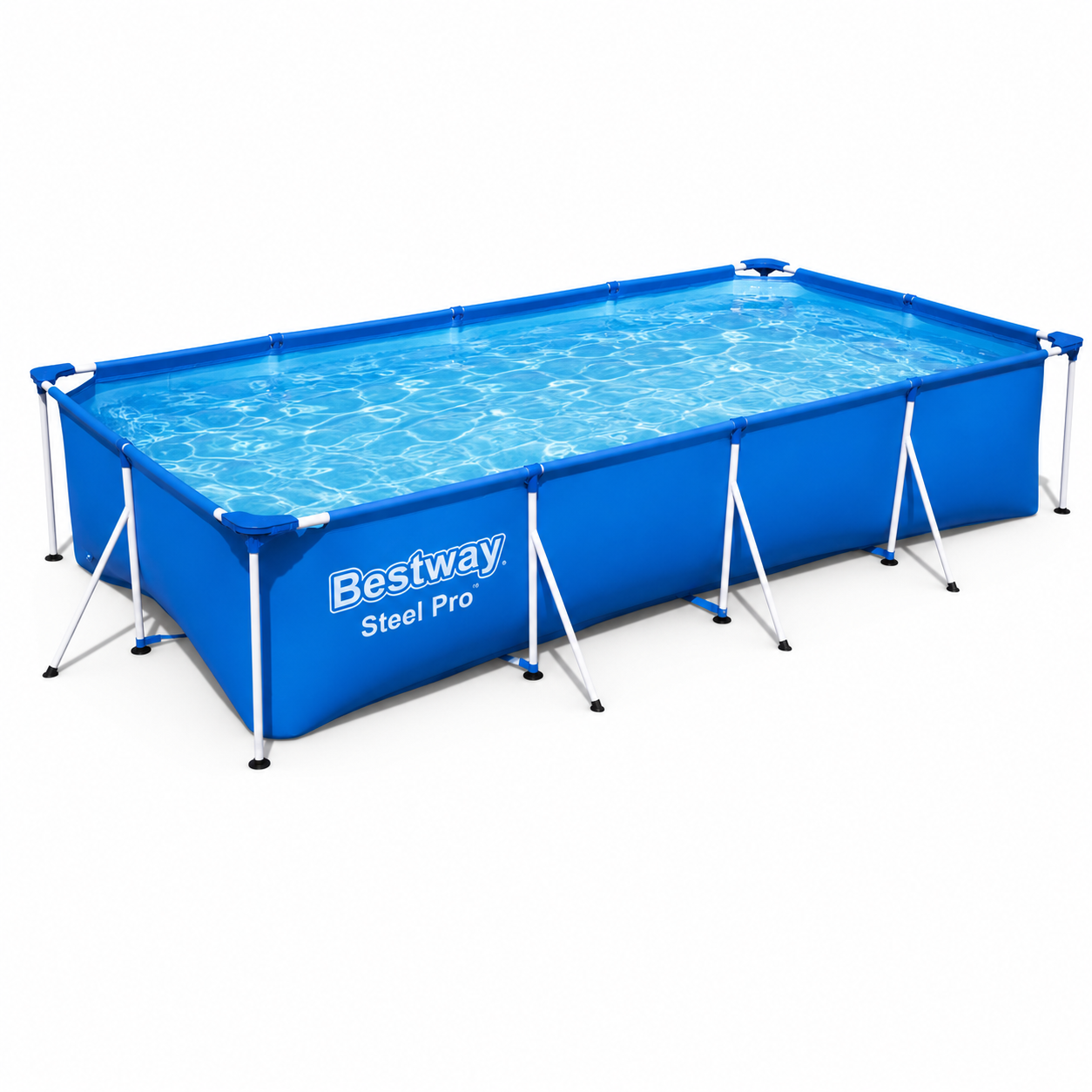 Piscină cu cadru Bestway 56405, dreptunghiulară, 400×211×81 cm, 5700 L