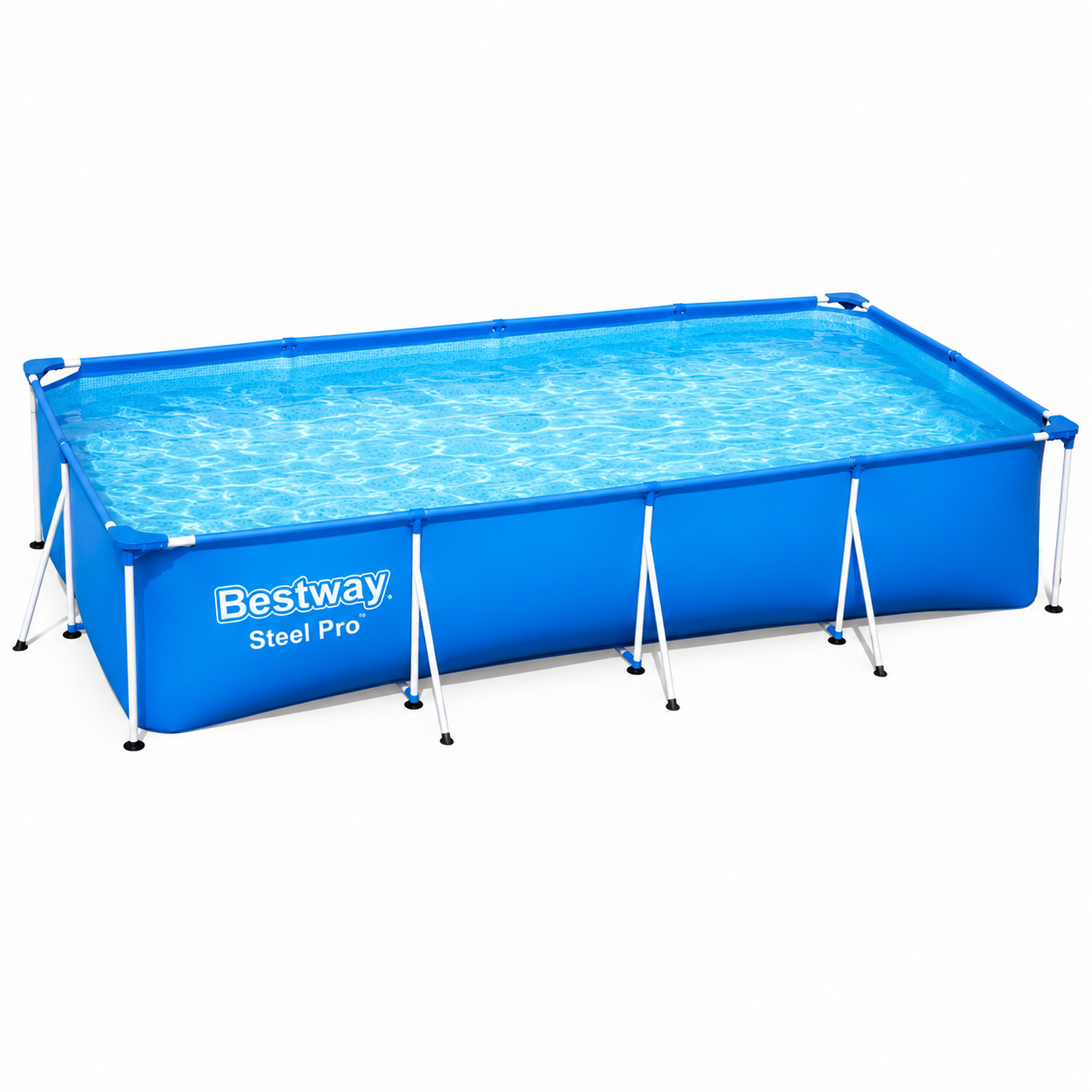 Piscină cu cadru Bestway 56405, dreptunghiulară, 400×211×81 cm, 5700 L