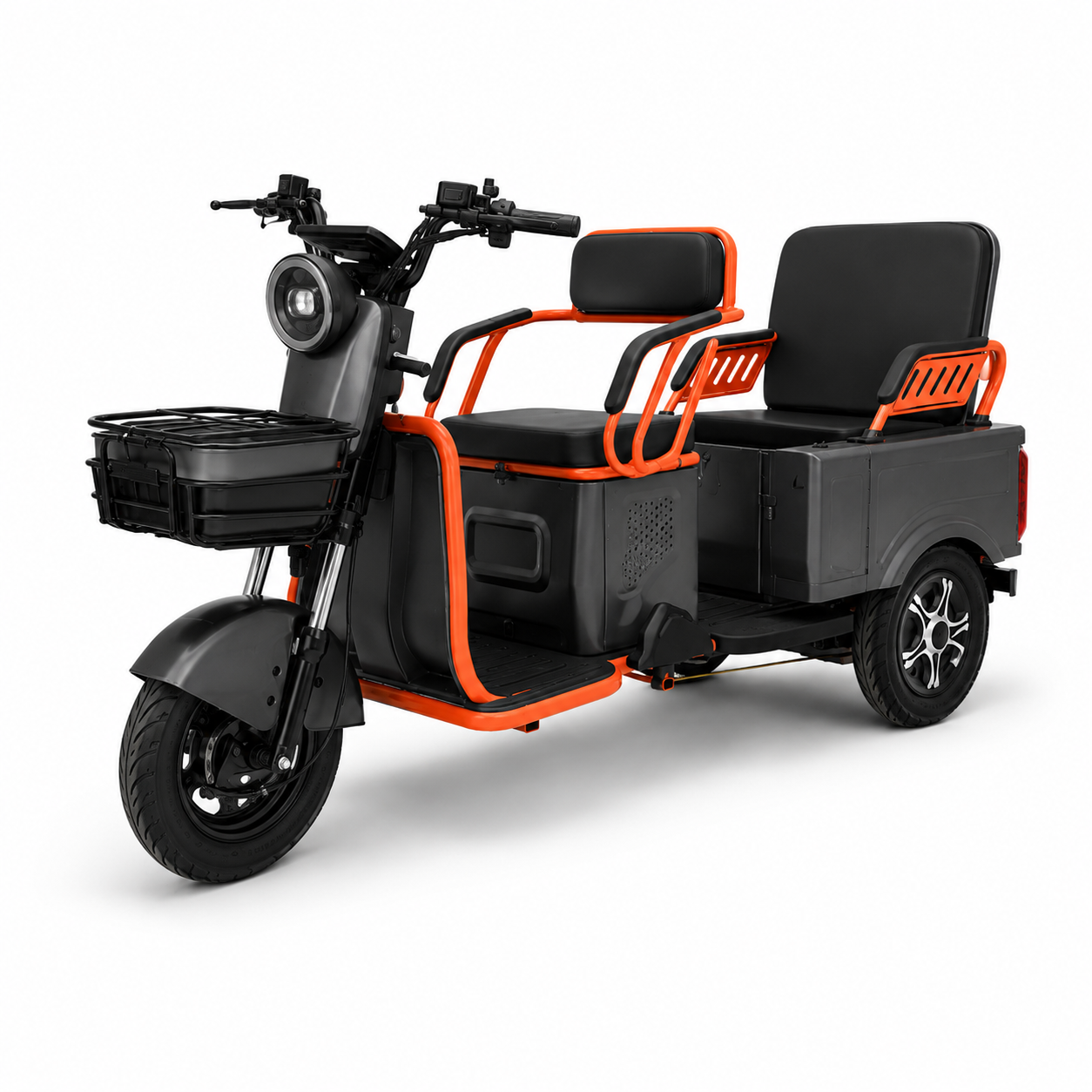 Triciclu electric FUXING 1000W 60V/20Ah gri
