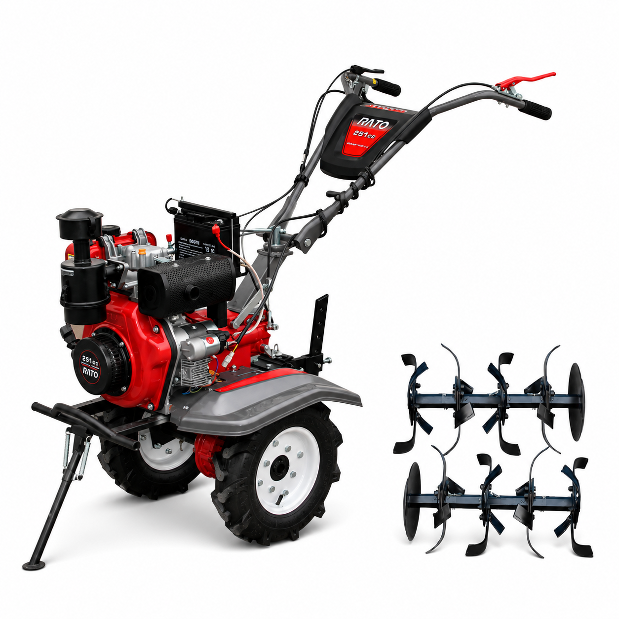Motocultor pe motorină Rato 3.6-100 173FE 6CP