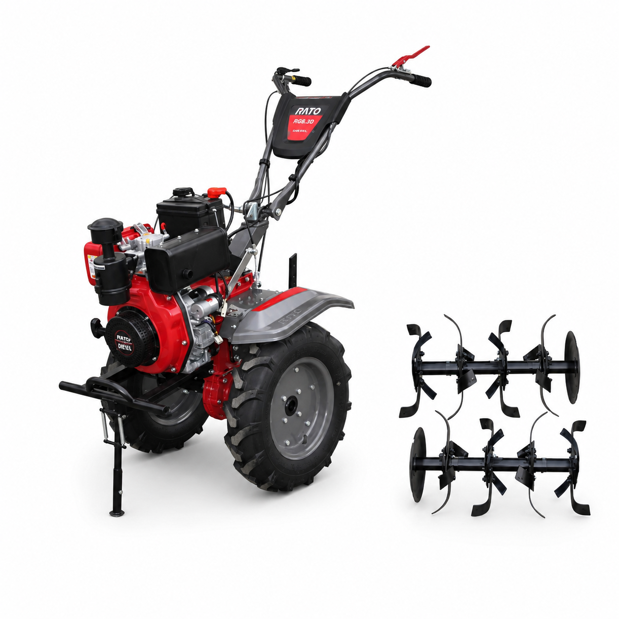 Motocultor pe motorină Rato 4.0-130 178FE 7CP