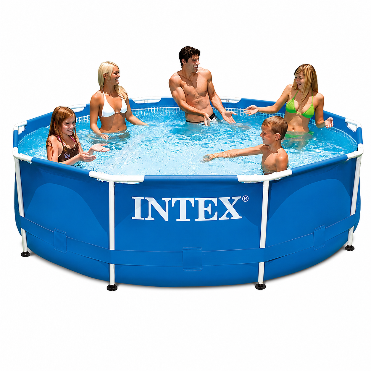 Piscină Intex 28200, 305×76 cm, 4.485 L, rotundă, cu cadru metalic
