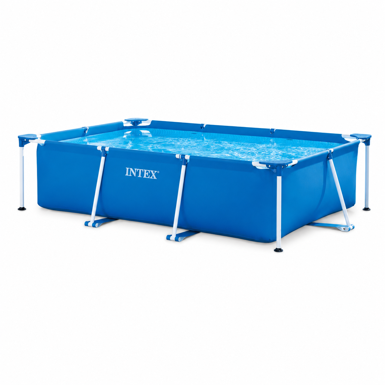 Piscină cu carcasă metalică Intex 260×160×65 cm, 2.282 L, dreptunghiulară