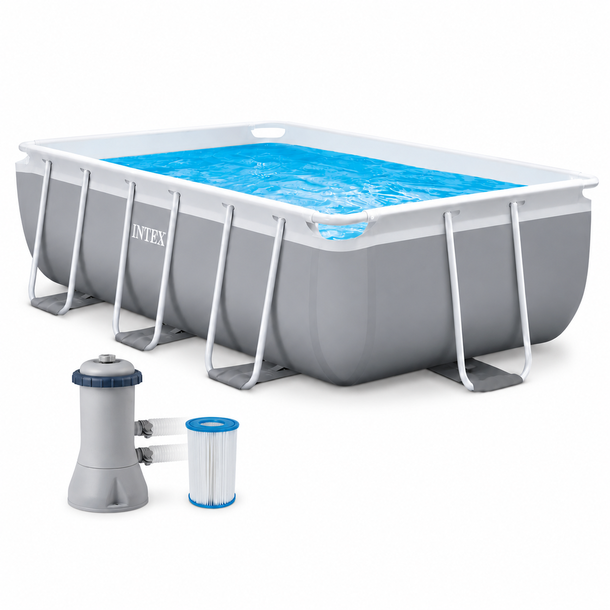 Piscină carcasă Intex Prism Frame 300×175×80 cm, 3.539 L