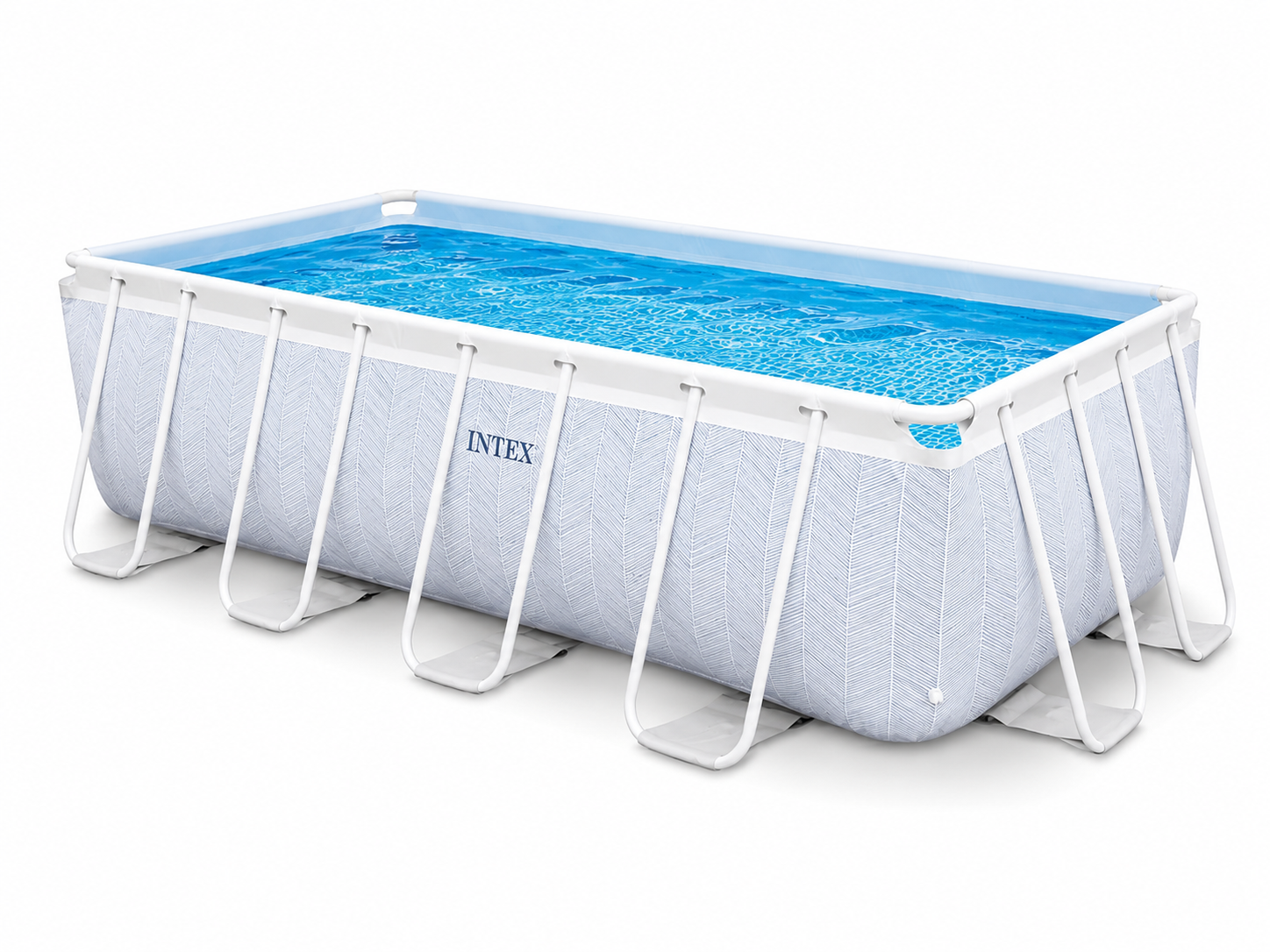 Piscină cu cadru Intex 400×200×100 cm, 6.836 L, dreptunghiulară