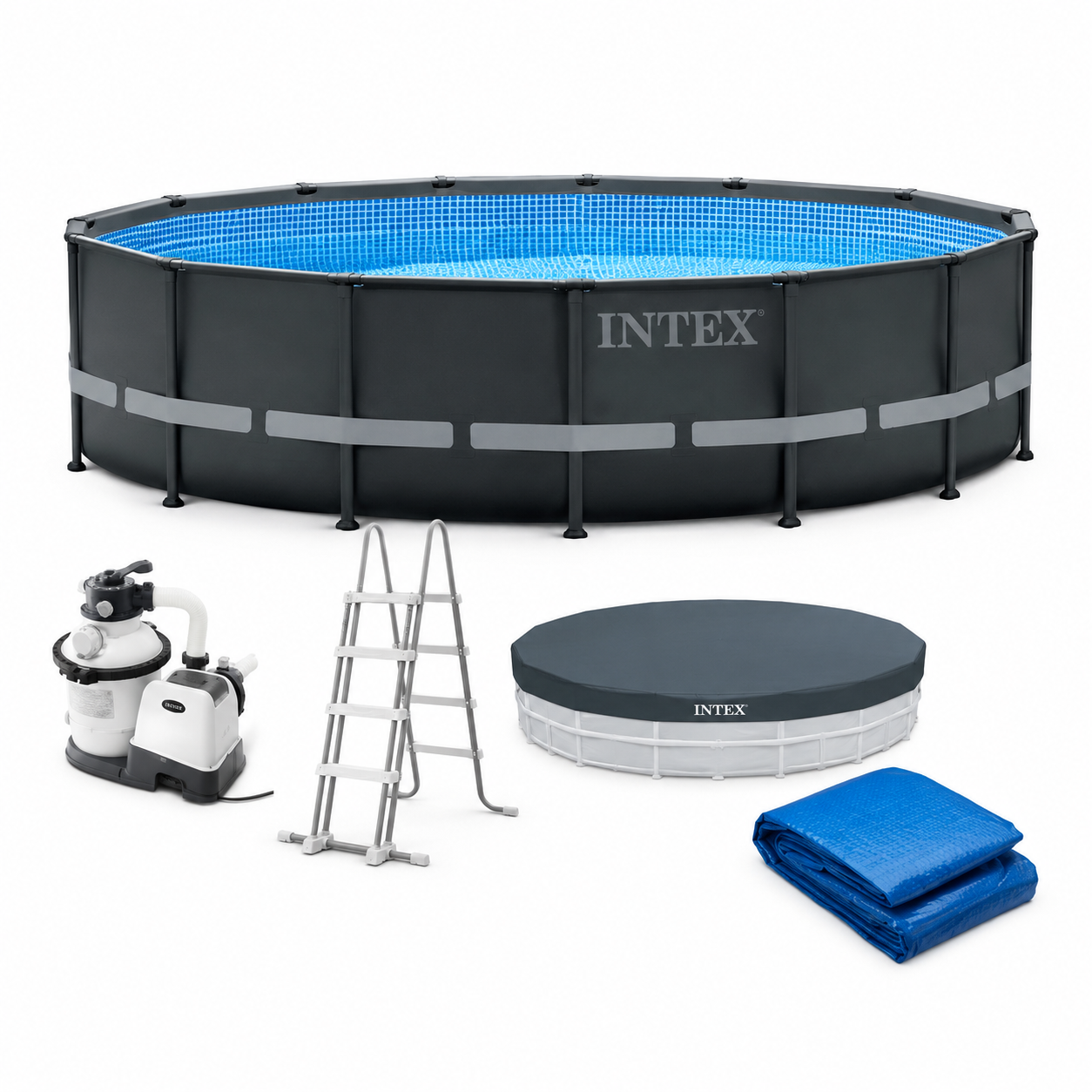 Piscină cu cadru Intex XTR Ultra Frame 488×122 cm, 19.156 L