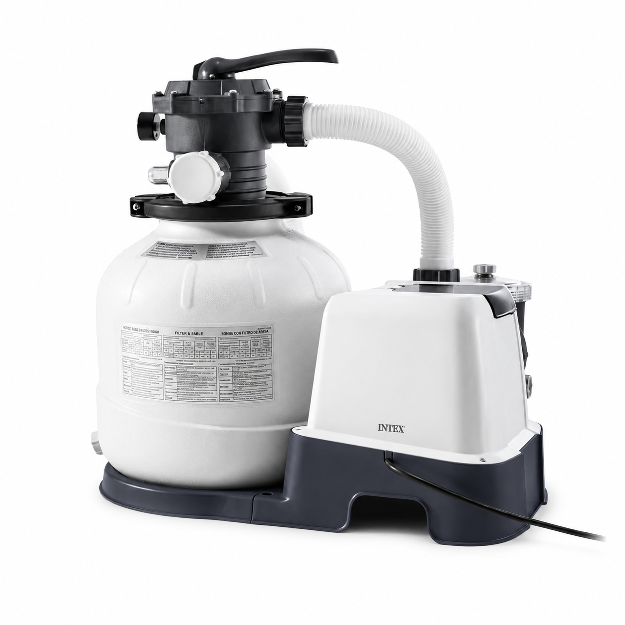 Pompă de filtrare cu nisip și generator de clor Intex 26676 Krystal Clear QX2100 7900 l/h