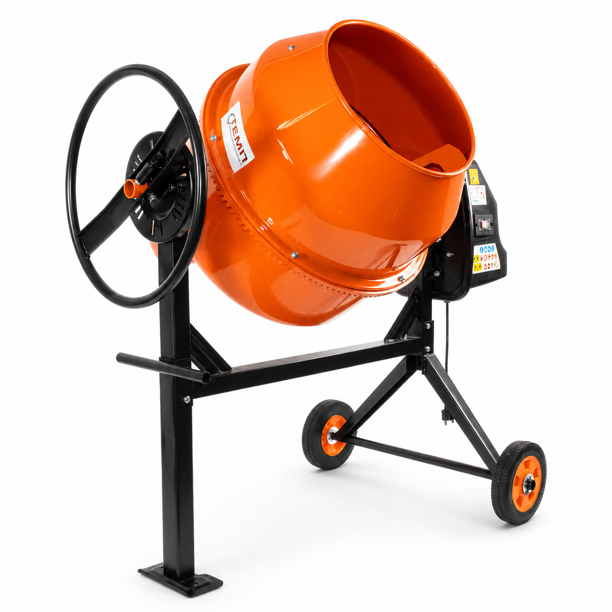 Betonieră Temp HCM400, 150 L, motor 850 W, cu coroană din fontă