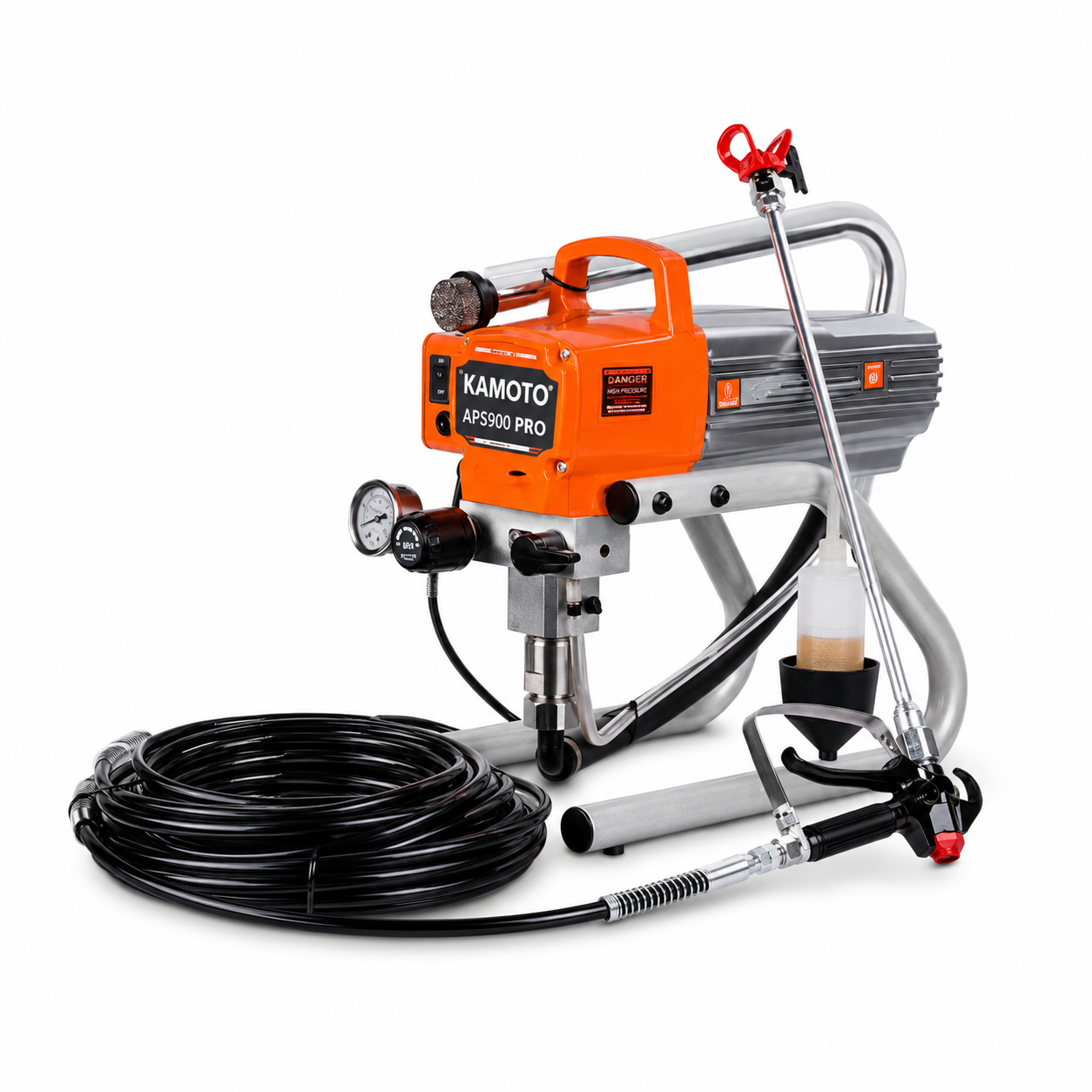 Sistem de pulverizare airless Kamoto APS900 PRO, 900 W, 200 bar, 2,2 l/min
