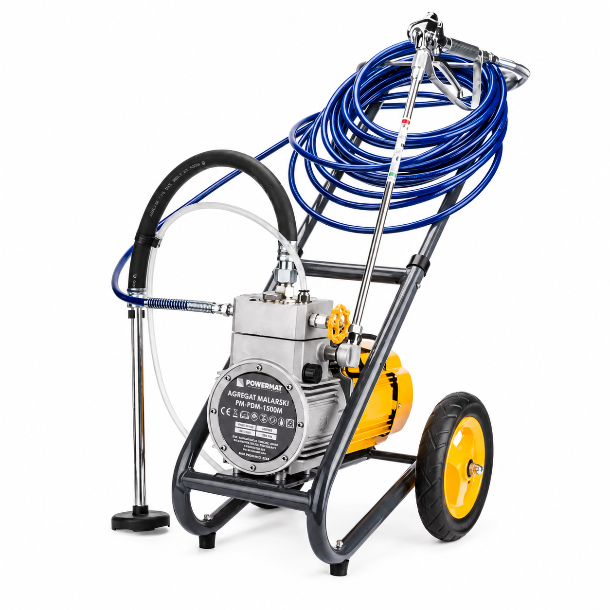 Aparat de vopsit airless Powermat PM-PDM-1500M, 1500 W, 225 bar, 4 l/min