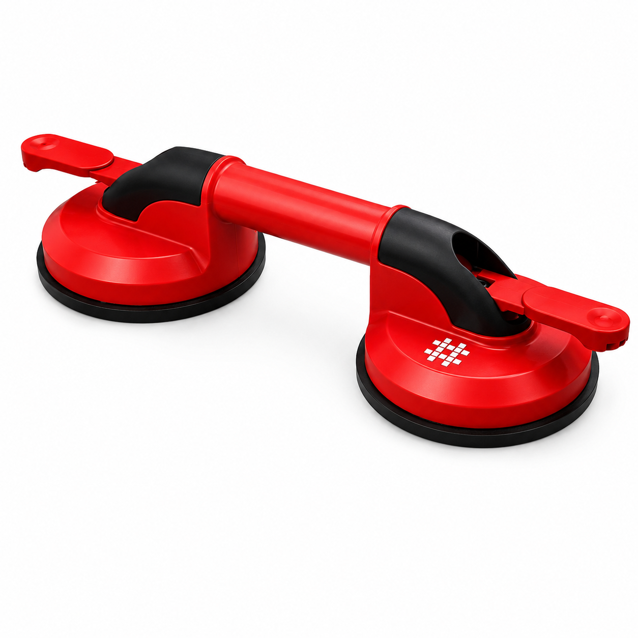Ventuză dublă profesională cu vid SHIJING P620, 2 × 118 mm, capacitate 75 kg
