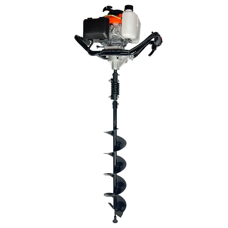 Motoburghiu pe benzină TOGO TG-D002, 4 timpi, 1600 W, 55 cm³, burghiu Ø150 × 800 mm