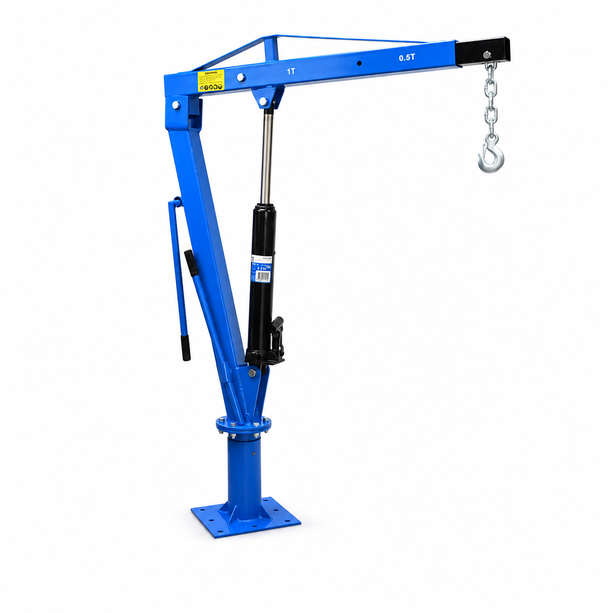 Macara hidraulică pivotantă GEKO G02105, 1000 kg, ridicare 2.5 m