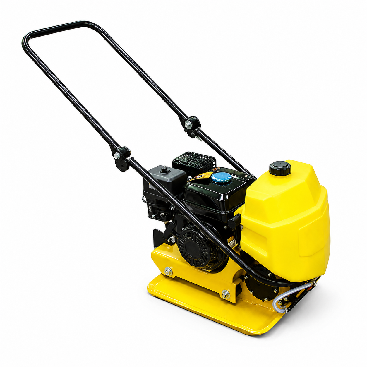 Placă compactoare pe benzină Elefant 160F 5.5 CP, 11 kN, 515×390 mm, 62 kg, cu rezervor de apă