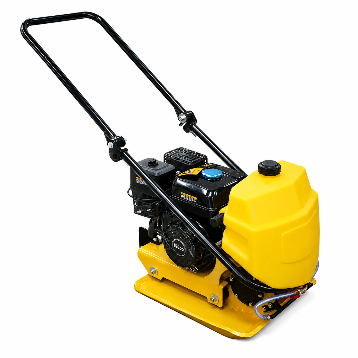 Placă compactoare pe benzină Elefant 200F 6.5 CP, 13 kN, 520×445 mm, cu rezervor de apă, 82 kg
