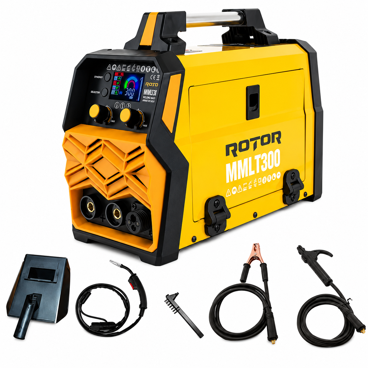 Aparat de sudură semiautomat Rotor MMLT-300 300A MIG/MAG/MMA 220V
