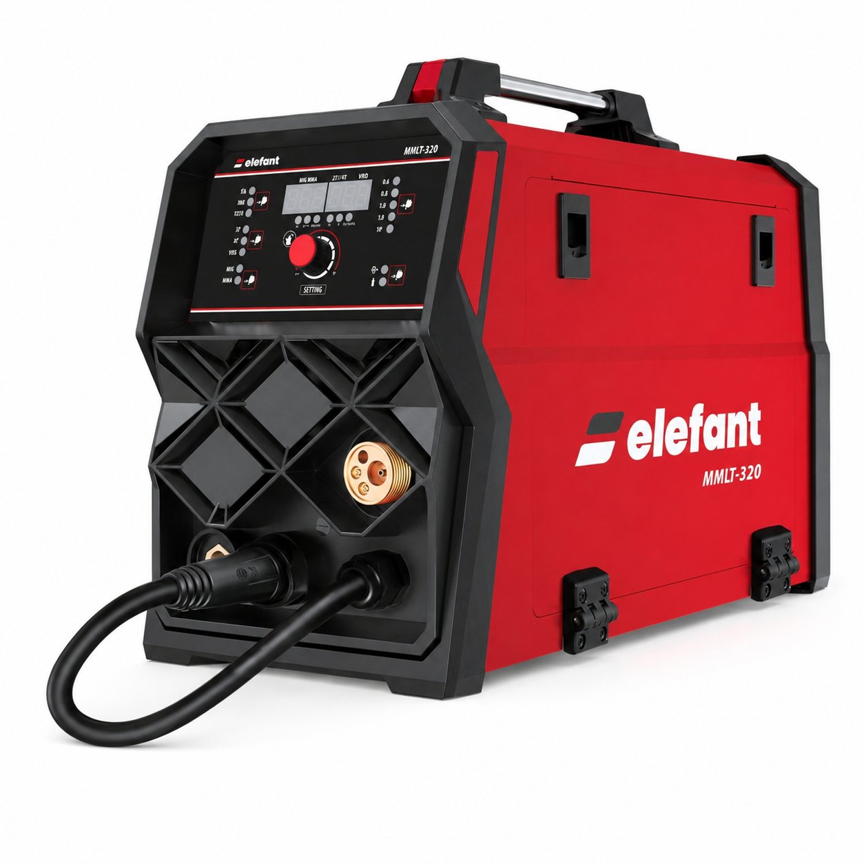 Aparat de sudură semiautomat Elefant MMLT-320A MIG/MAG 320A, 20–320A, LCD