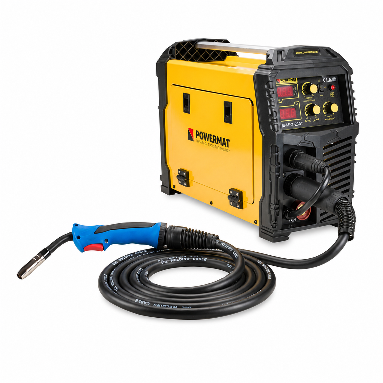 Aparat de sudură semi-automat Powermat PM-IMG-230T 230A MIG/MAG/FCAW/MMA/TIG