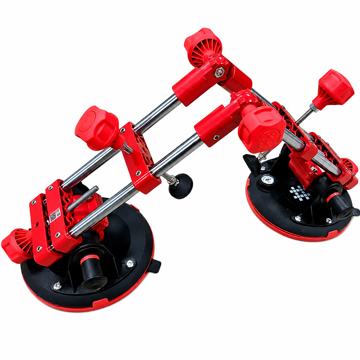 Ventuză dublă unghiulară cu pompă SHIJING P625A, 140 kg, 200 mm