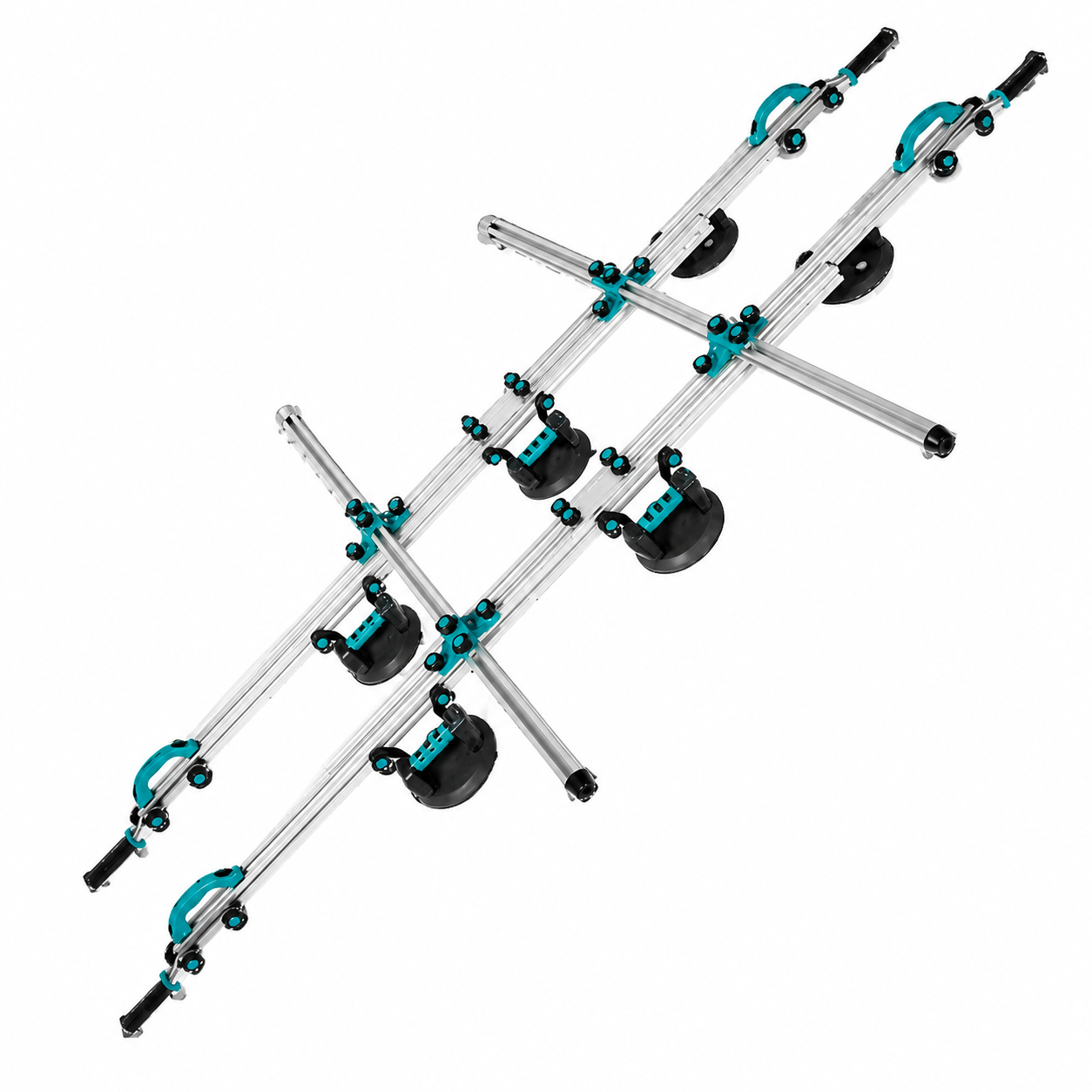 Sistem AUTOFIX telescopic cu 6 ventuze automate BIHUI LFCSB, 200 kg, 203 mm