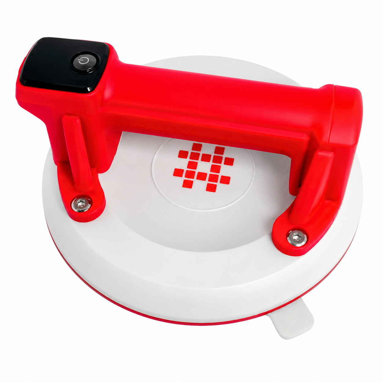 Ventuză automată cu talpă albă și afișaj digital SHIJING P618A-W, 110 kg, 200 mm