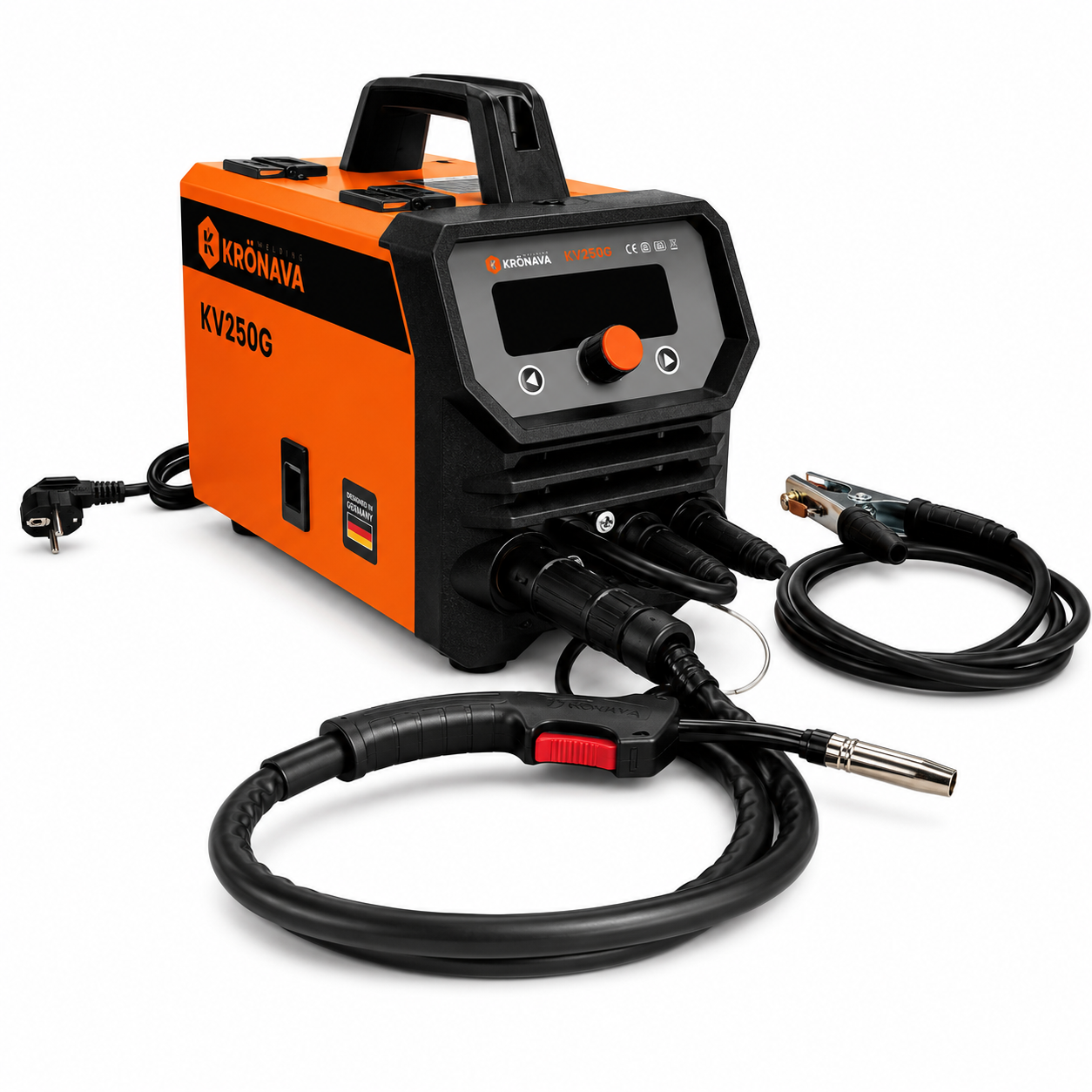 Aparat de sudură 3-în-1 Kronava KV250G, MIG/MMA/TIG, 250 A, 4600 W