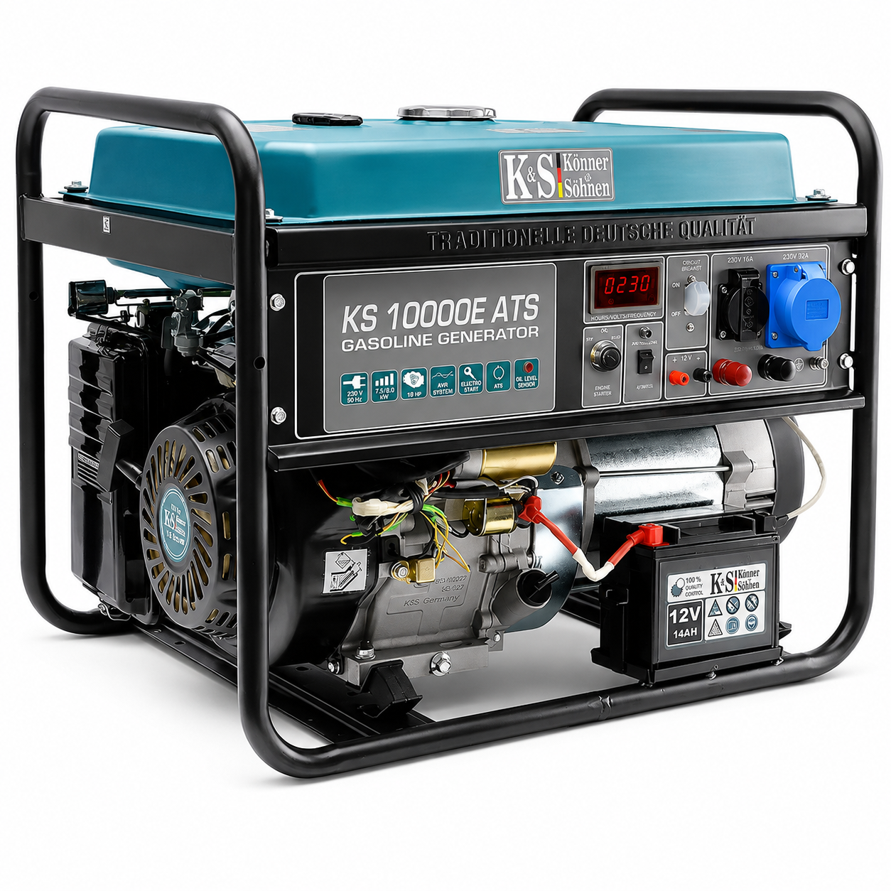Generator pe benzină Konner&Sohnen KS 10000E ATS (pornire automată)