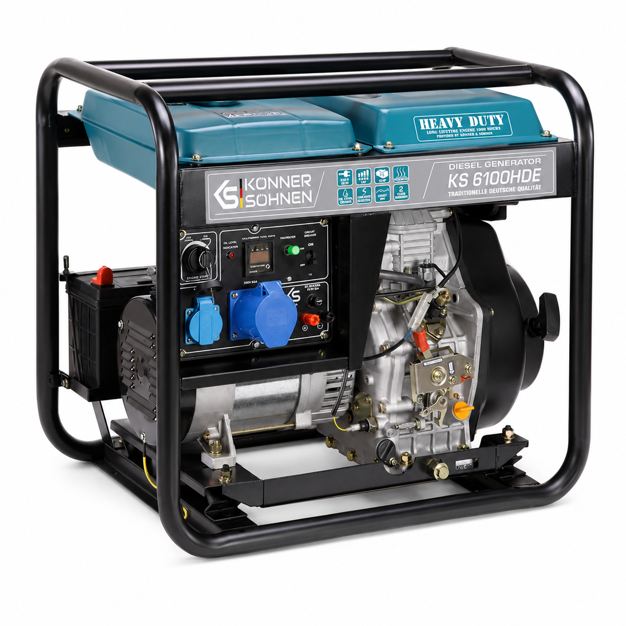 Generator diesel Konner&Sohnen KS 6100HDE 5,5 kW