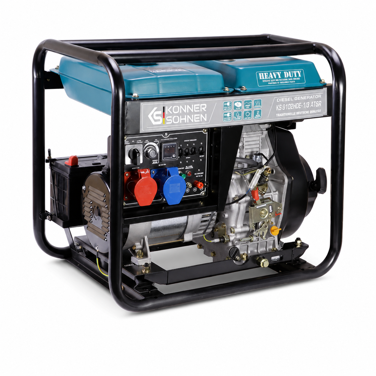 Generator diesel Konner&Sohnen KS 9102HDE-1/3 atsR (EURO II) 7,5 kW