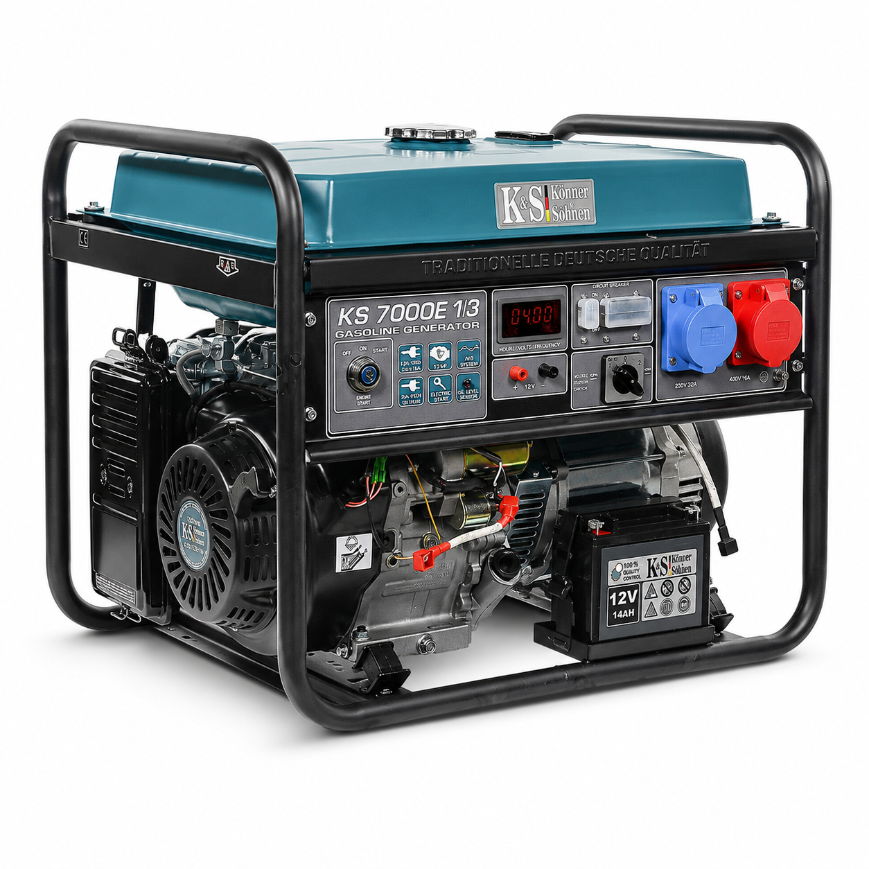 Generator pe benzină Konner&Sohnen KS 7000E 1/3 5,5 kW 220 V/380 V