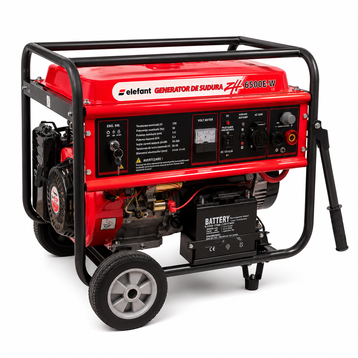 Generator cu aparat de sudură integrat ELEFANT ZH6500E-W