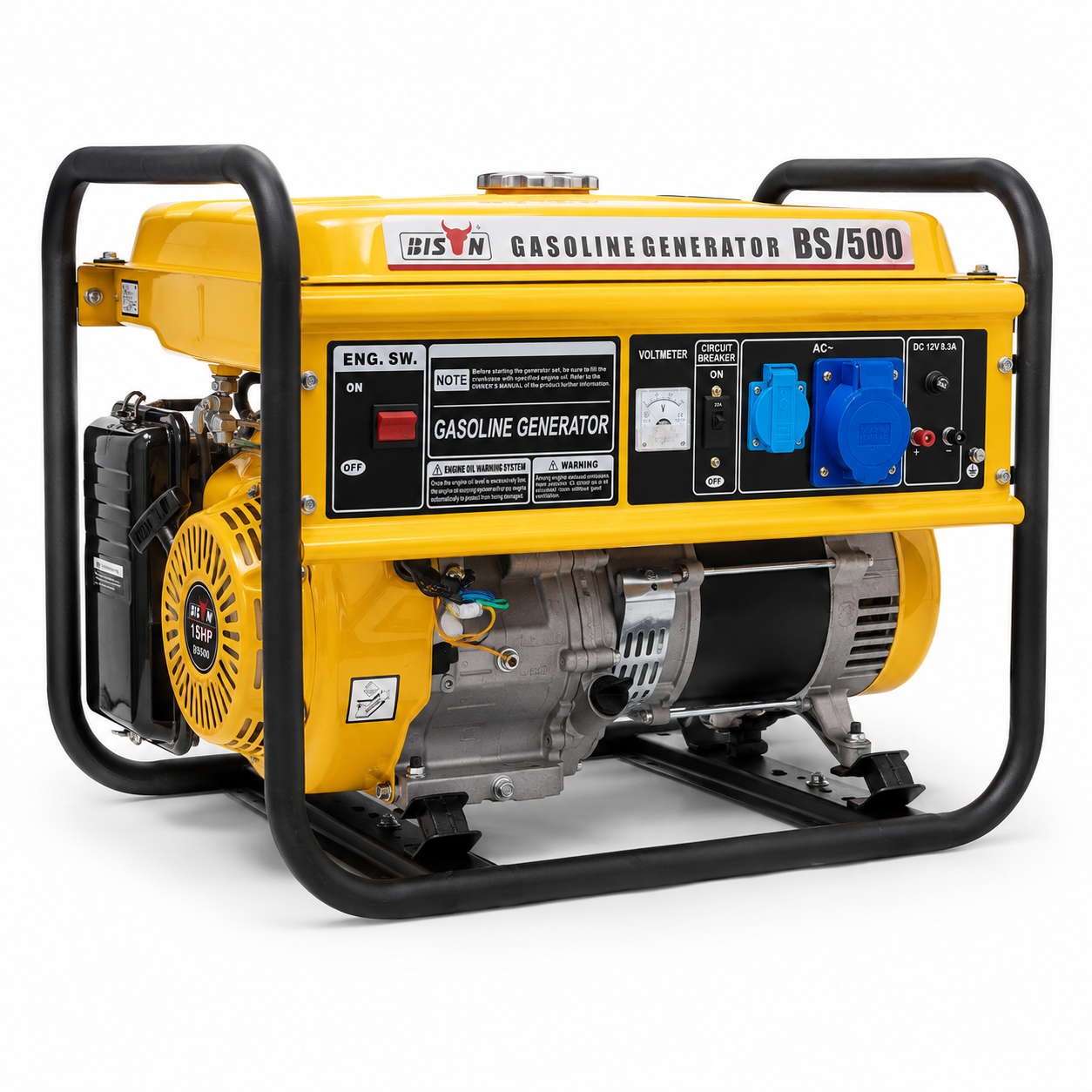 Generator pe benzină Bison BS7500, 6,5 kW