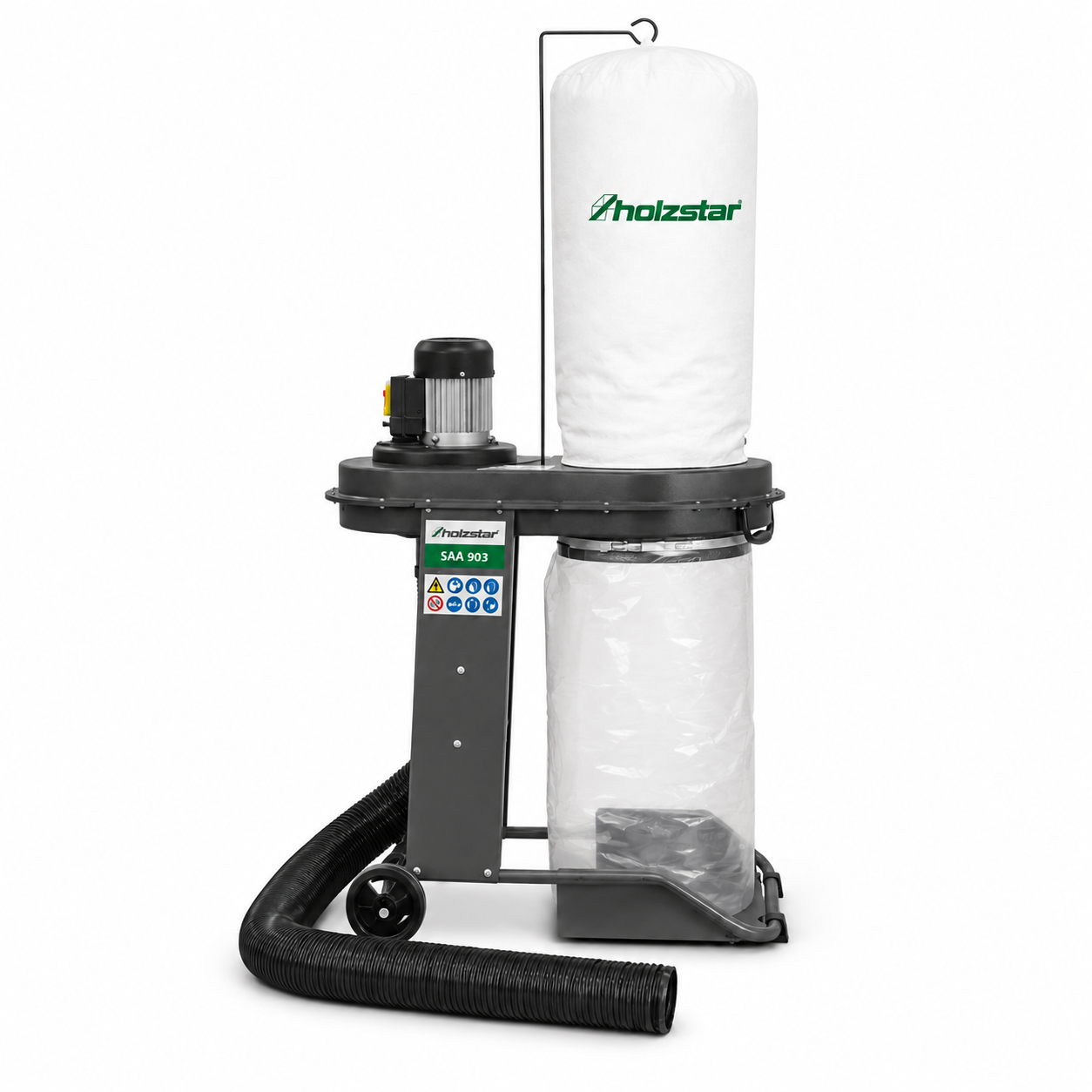 Extractor de rumeguș și așchii Holzstar SAA 902, 550 W, 11 mbar, 84 L