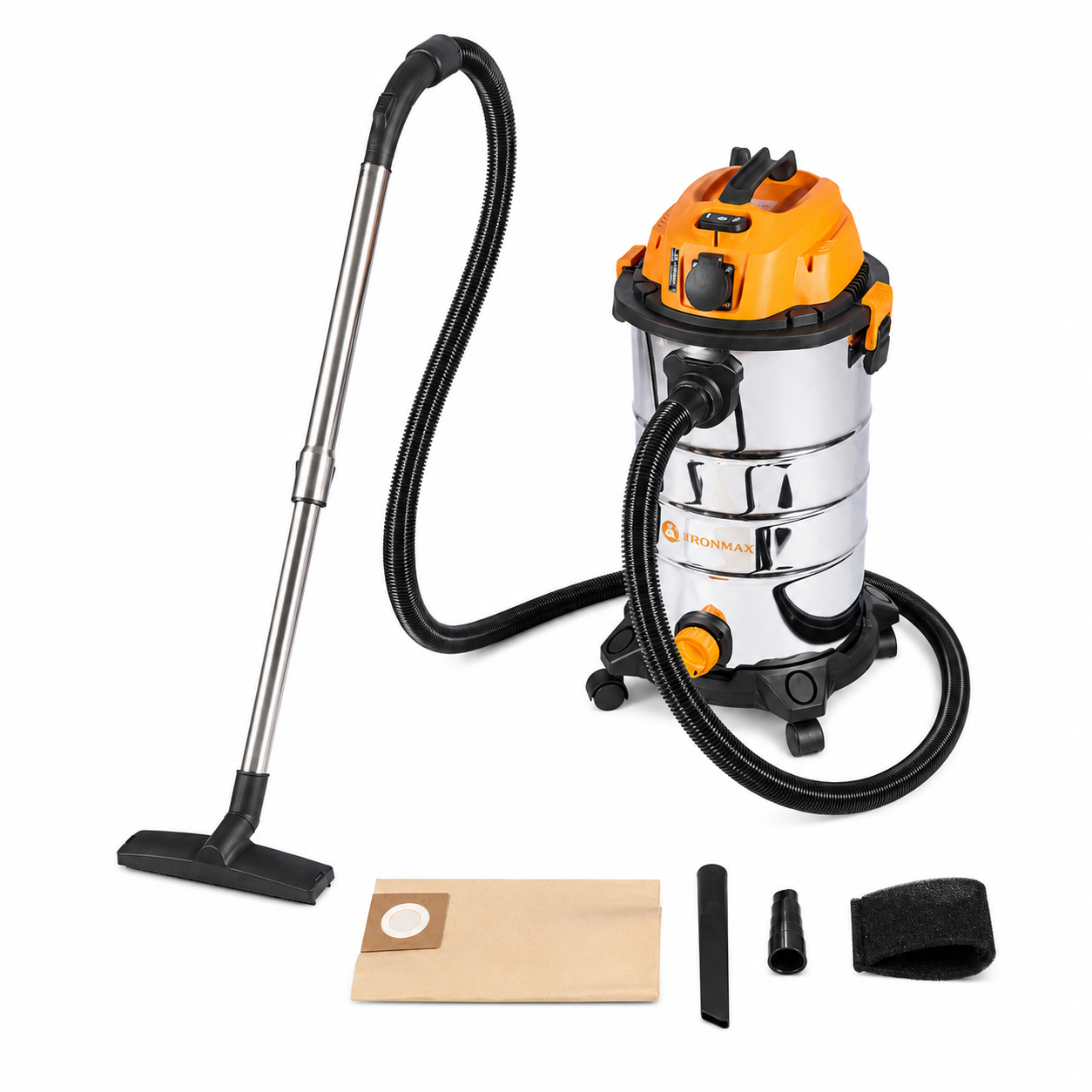 Aspirator industrial umed-uscat KRONAVA K-MWD252S, 1400 W, 30 L