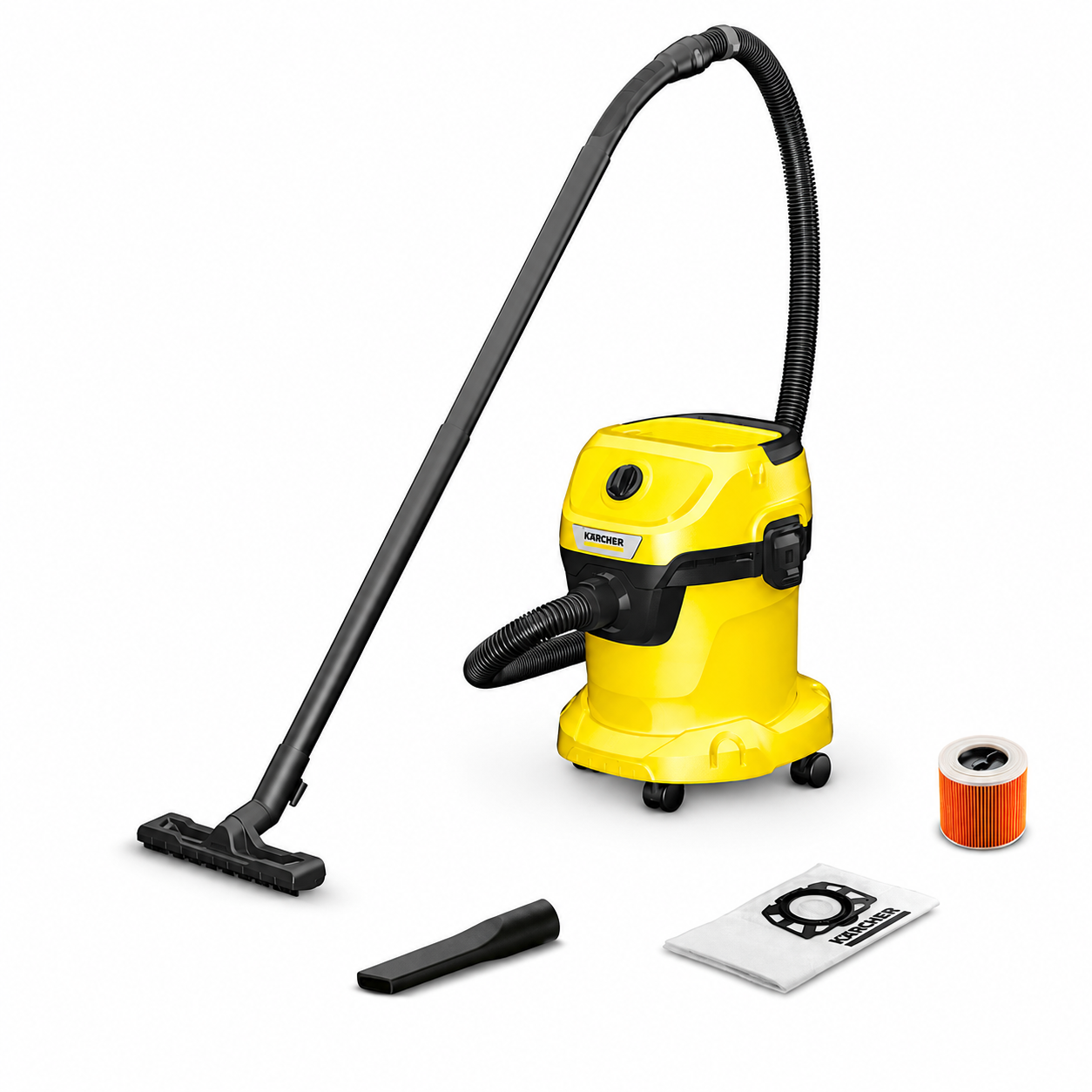 Aspirator industrial umed-uscat KARCHER WD 3 V-15/6/20, 1000 W, 15 L