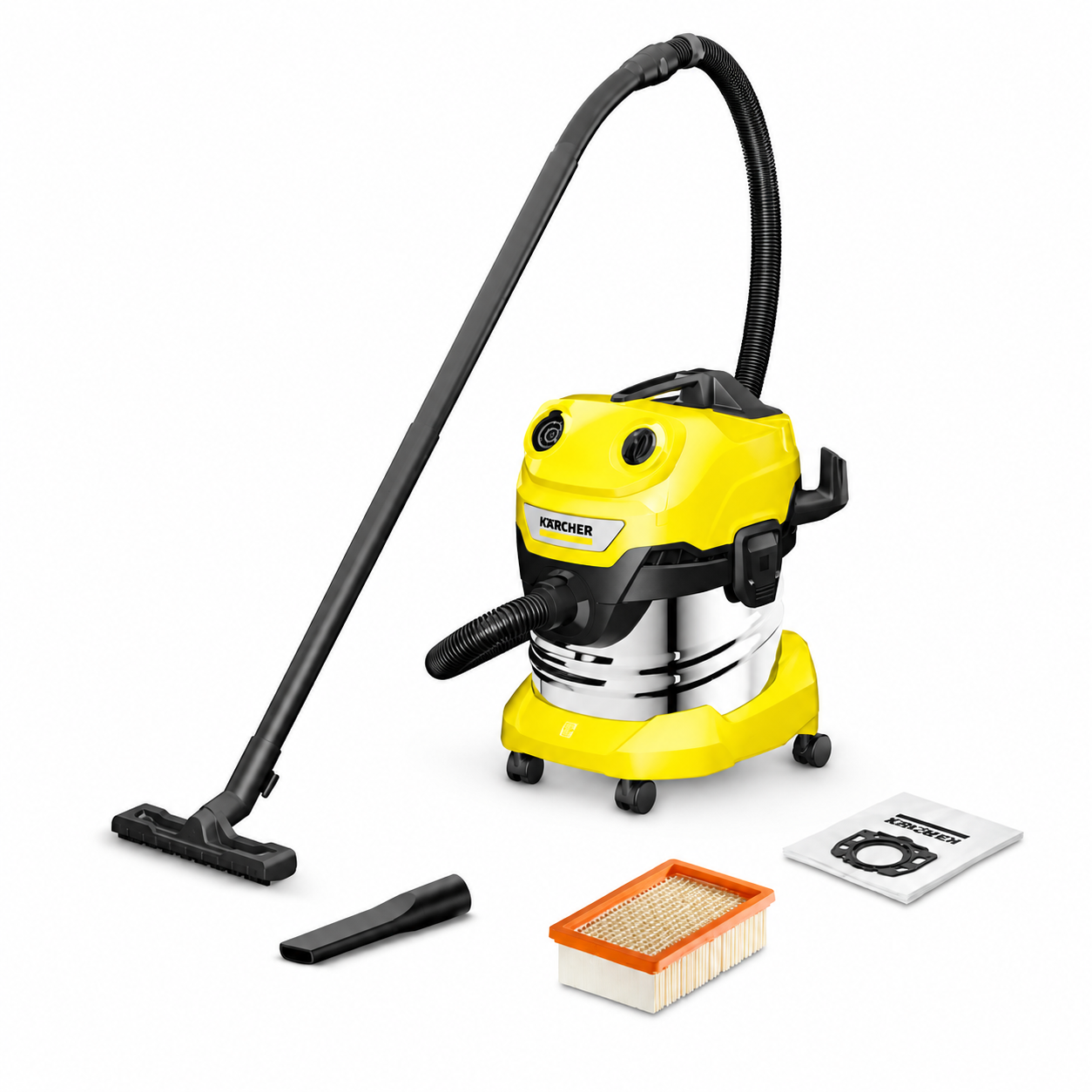 Aspirator industrial umed-uscat KARCHER WD 4 S V-20/5/22, 1000 W, 20 L