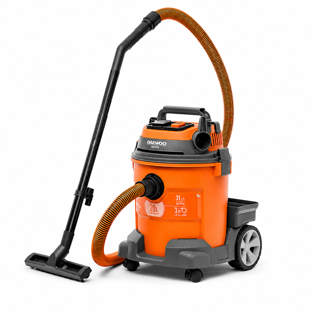 Aspirator industrial umed-uscat DAEWOO DAVC 2014S, 1400 W, 189 mbar, 20 L