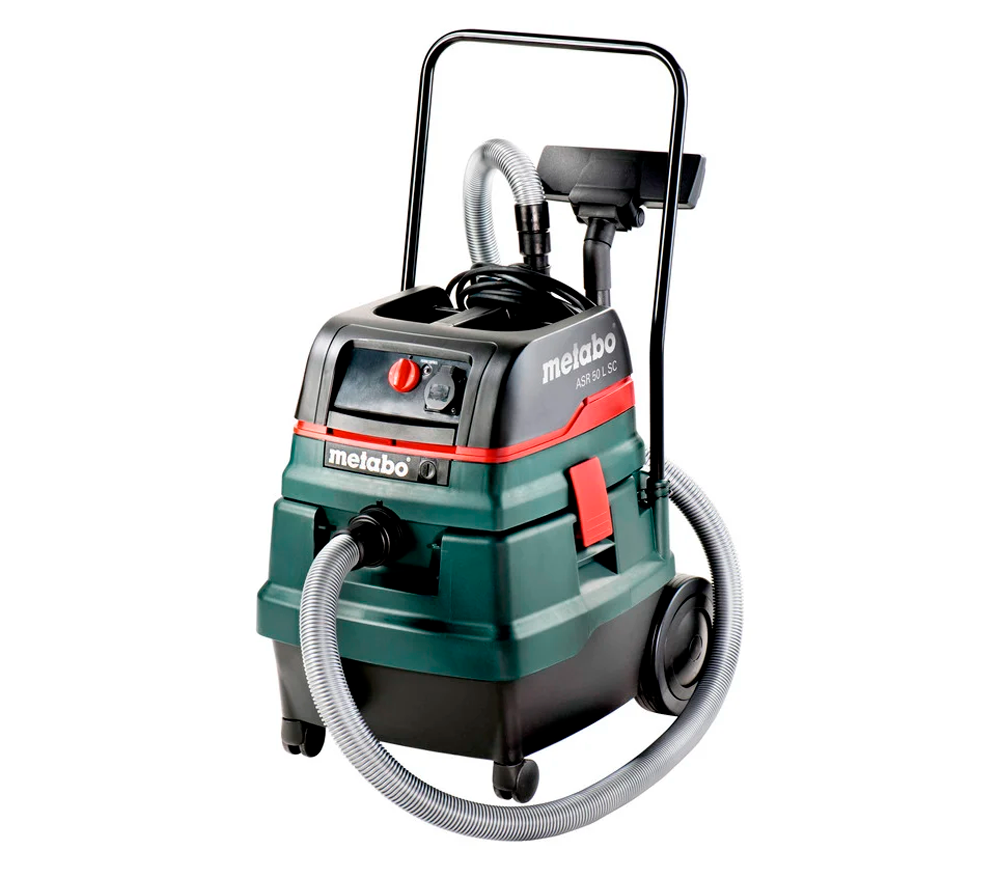 Aspirator industrial umed-uscat METABO ASR 50L SC, 1400 W, 270 mbar, 50 L